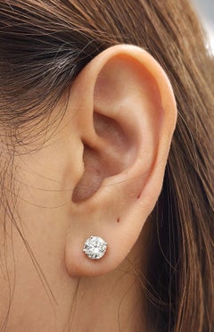 Pendientes de diamantes de 1.85 ct