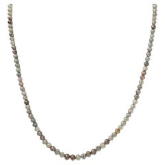 18.5" Natural Multicolor Diamond (69.00ct) Necklace in 14K Yellow Gold