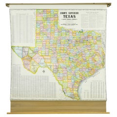 Carte du dernier recensement fédéral de Cram's Superior 1850-1960