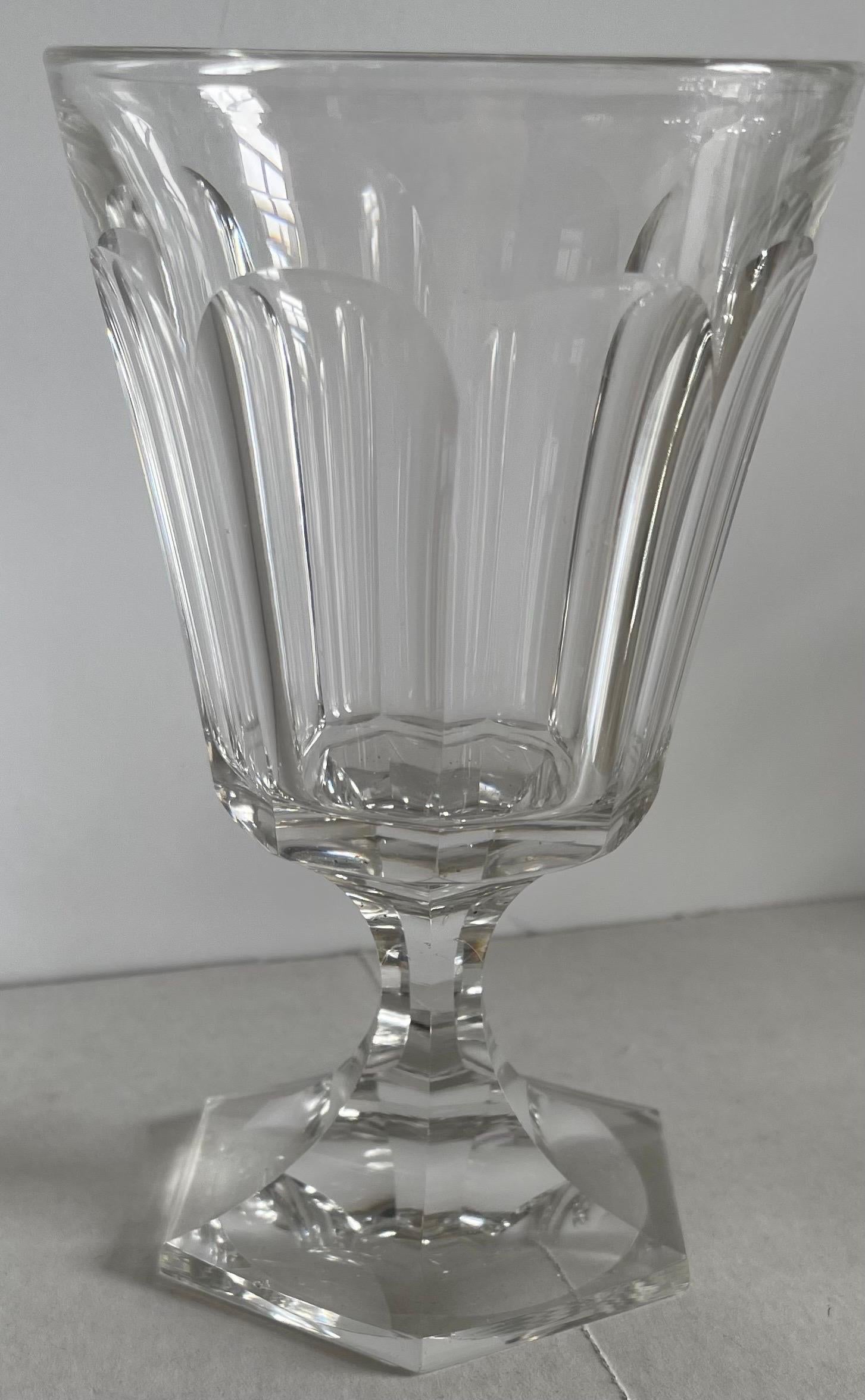 Calici da acqua in vetro soffiato americano del 1850, S/12 in vendita 1