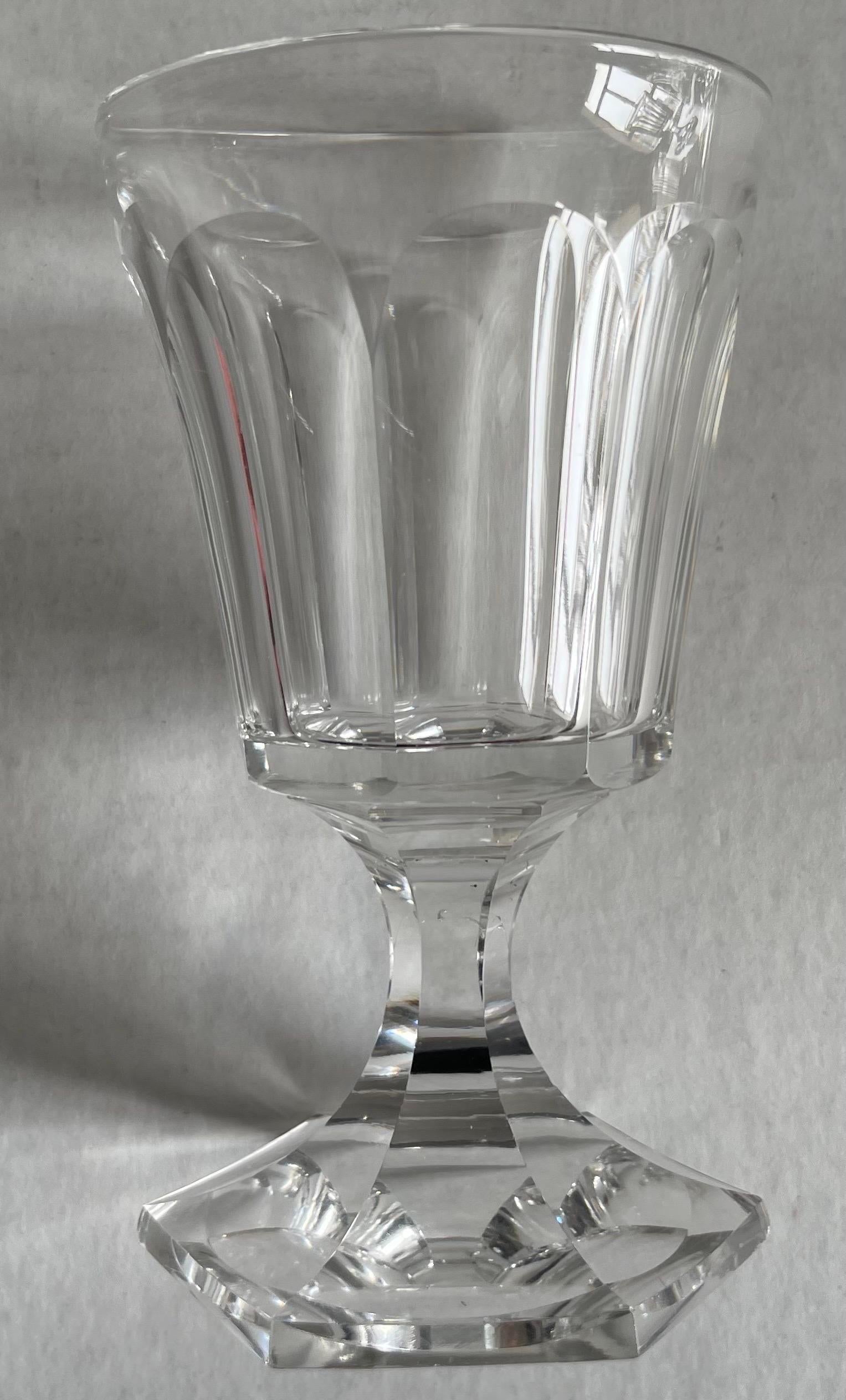 Calici da acqua in vetro soffiato americano del 1850, S/12 in vendita 2