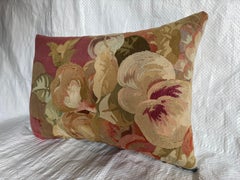 1850 Tapisserie ancienne d'Aubusson Oreiller