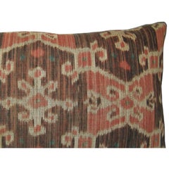 1850 Antique Ikat Pillow - 23 X 14