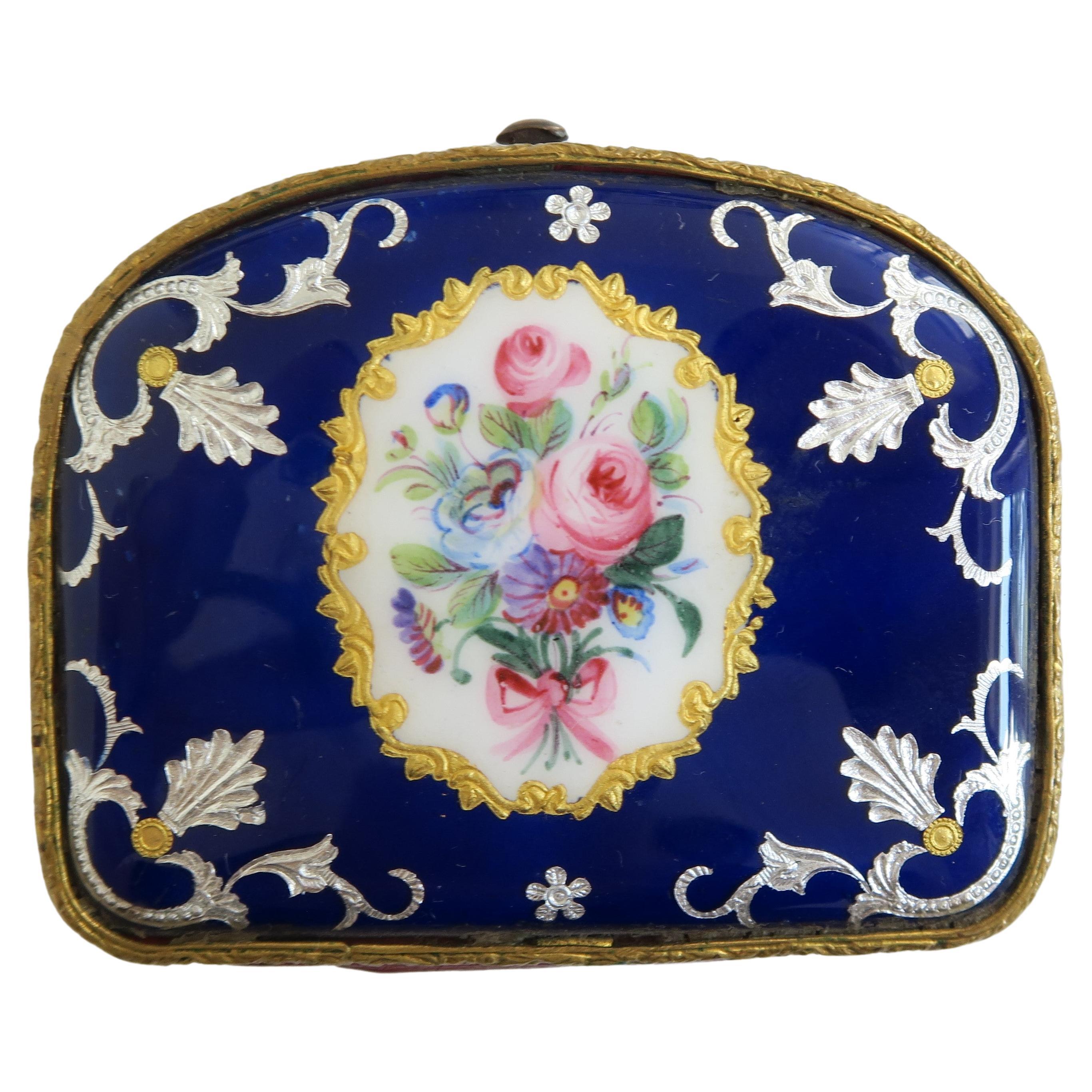 1850 Austrian Enamel Coin Purse For Sale