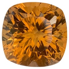 18.50 Carat Natural Loose Honey Citrine Square Shape Gemstone (pierre précieuse de forme carrée en forme de miel)