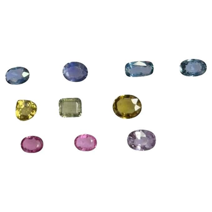 18.50 Carat No-Heat Multi-Sapphire Lot