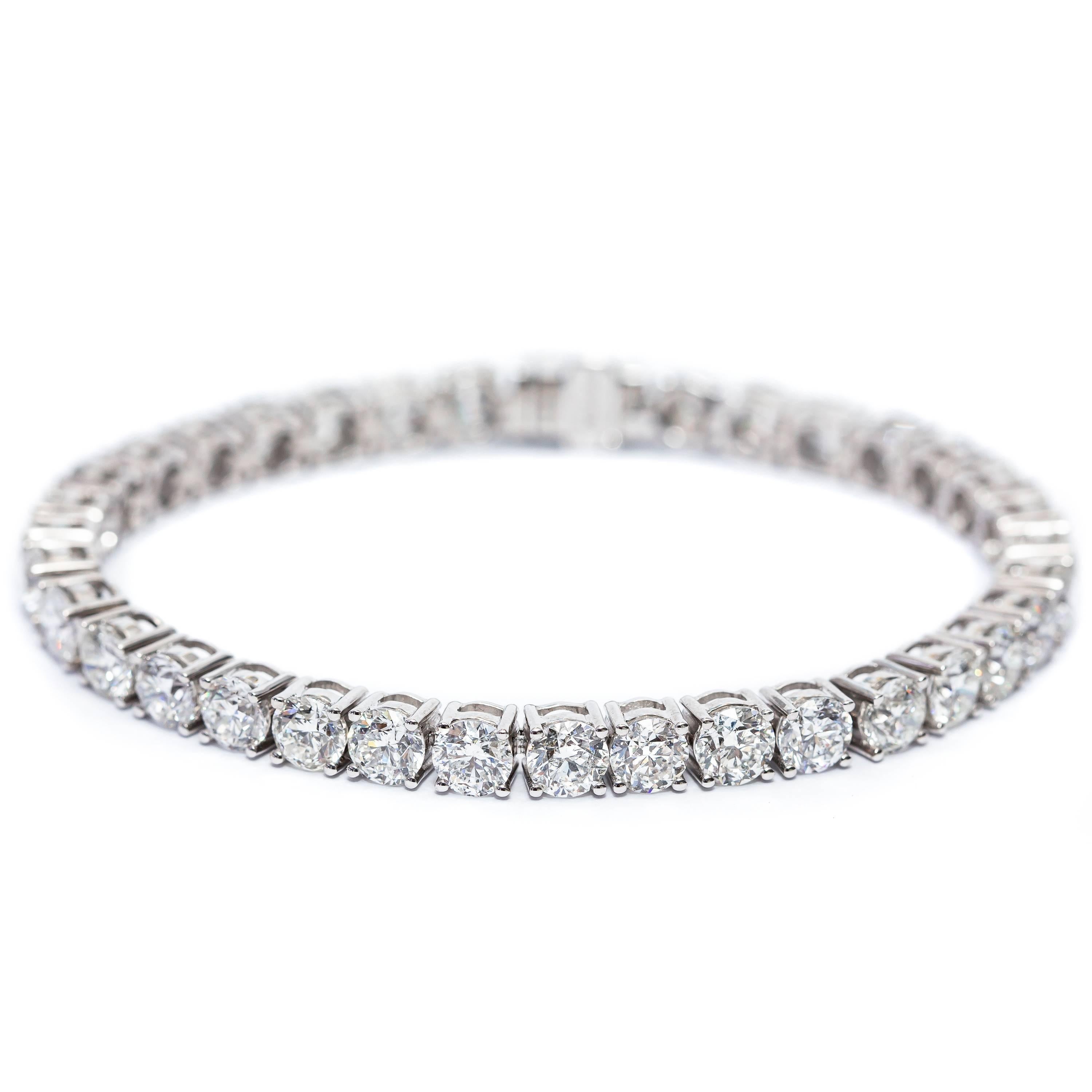 diamond line bracelets
