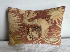 1850 English Needlework Pillow 12x8