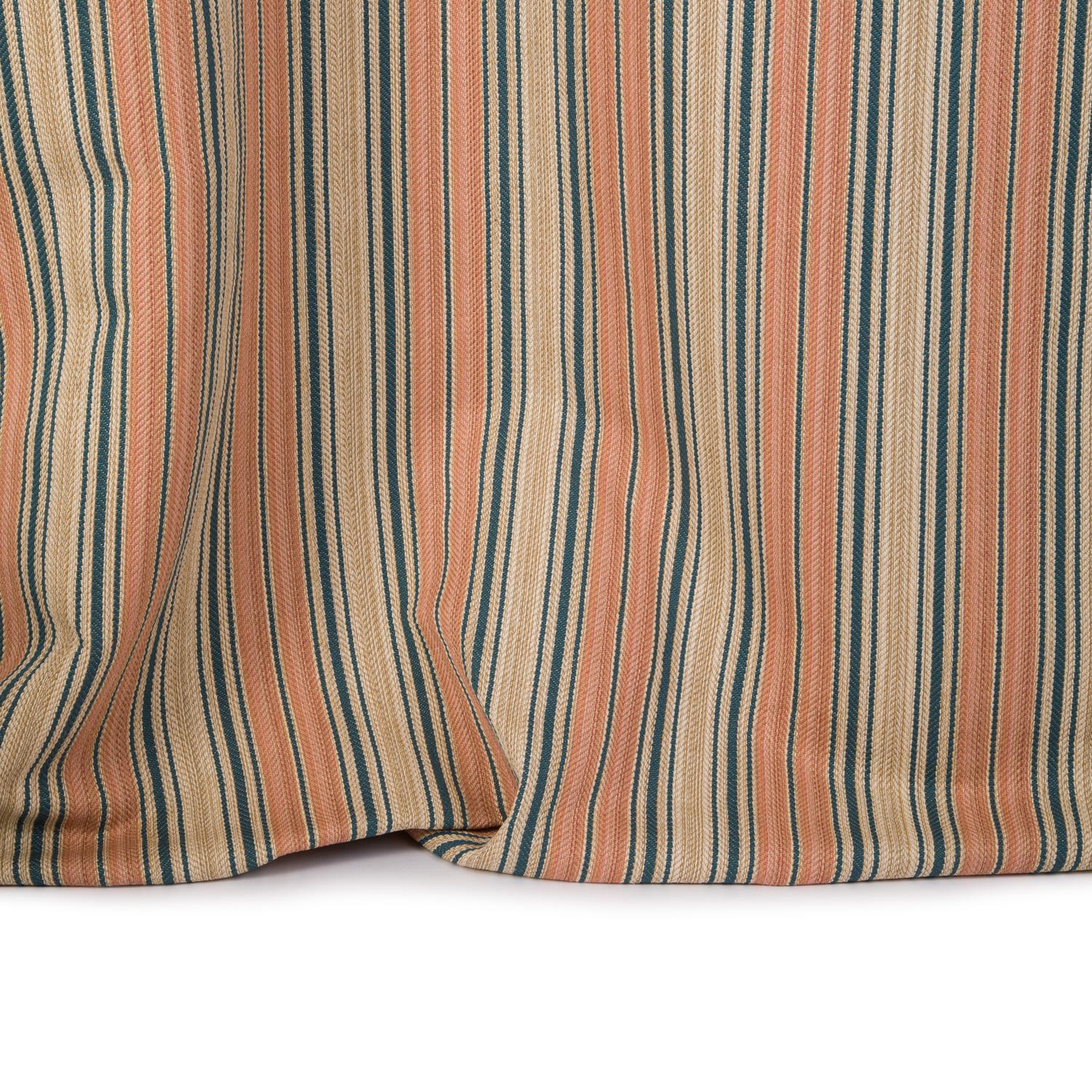 Italian Fabric 1850 Semi Mechanical Loom Striped Spinone Melange, Florence, Italy For Sale