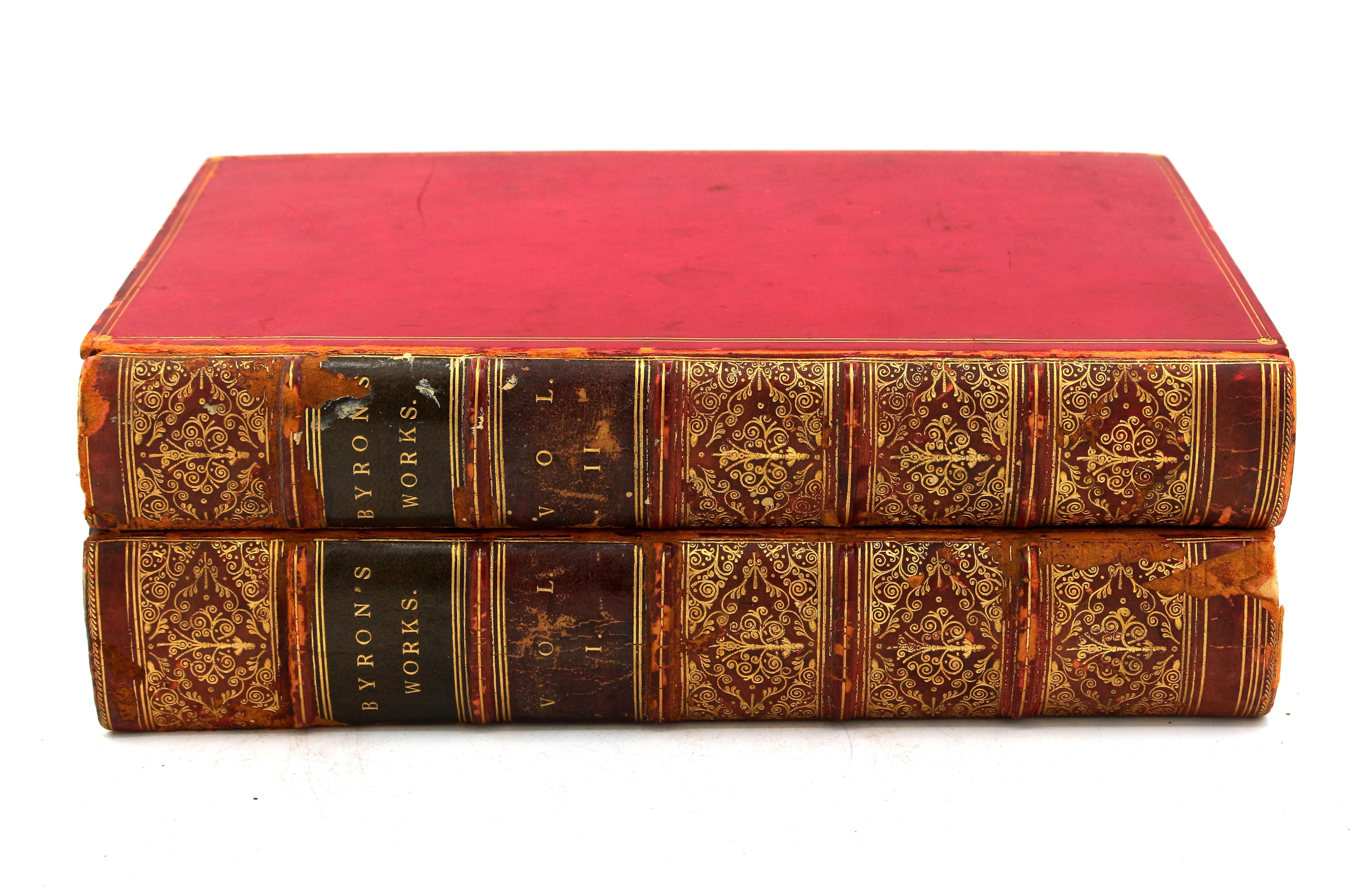 1850 Zweibändige Ausgabe von Lord Byrons illustrierten Werken (Viktorianisch) im Angebot