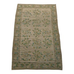 1850s Antique Central Asian Flat Weave Kilim Rug