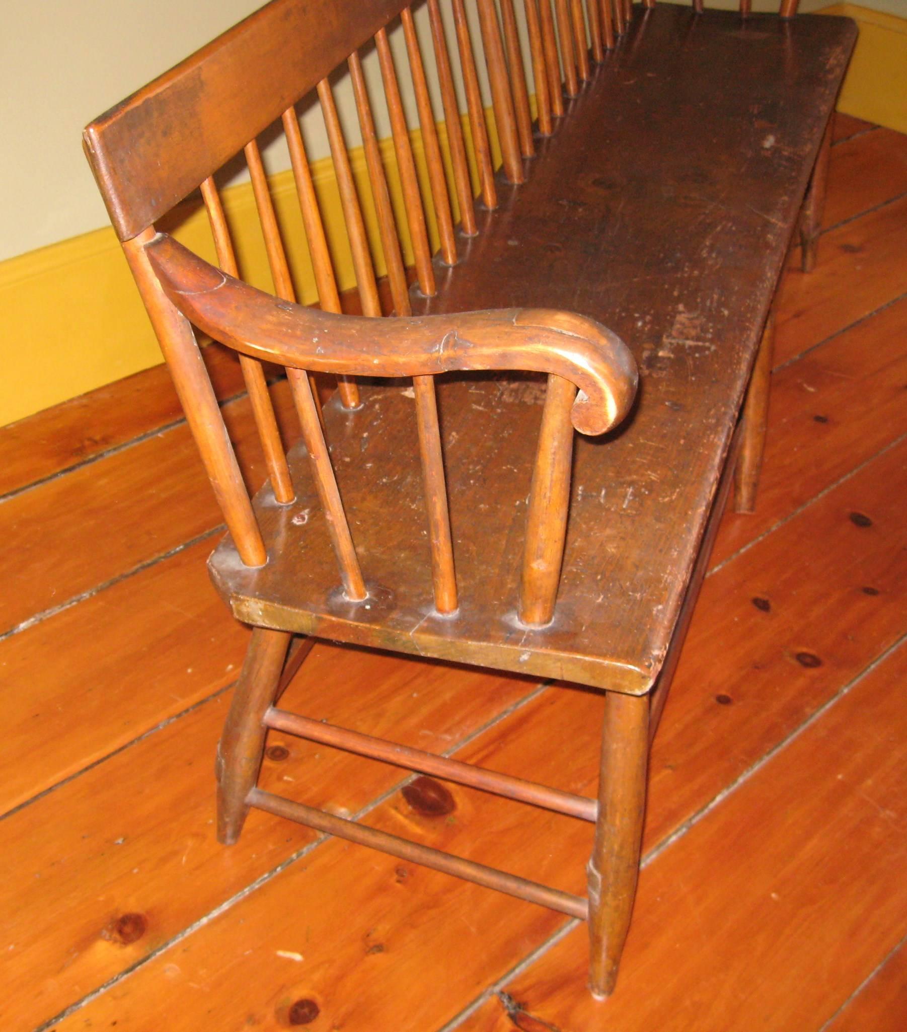 antique farmhouse bench