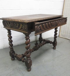 1850s Barley Twist Library Table