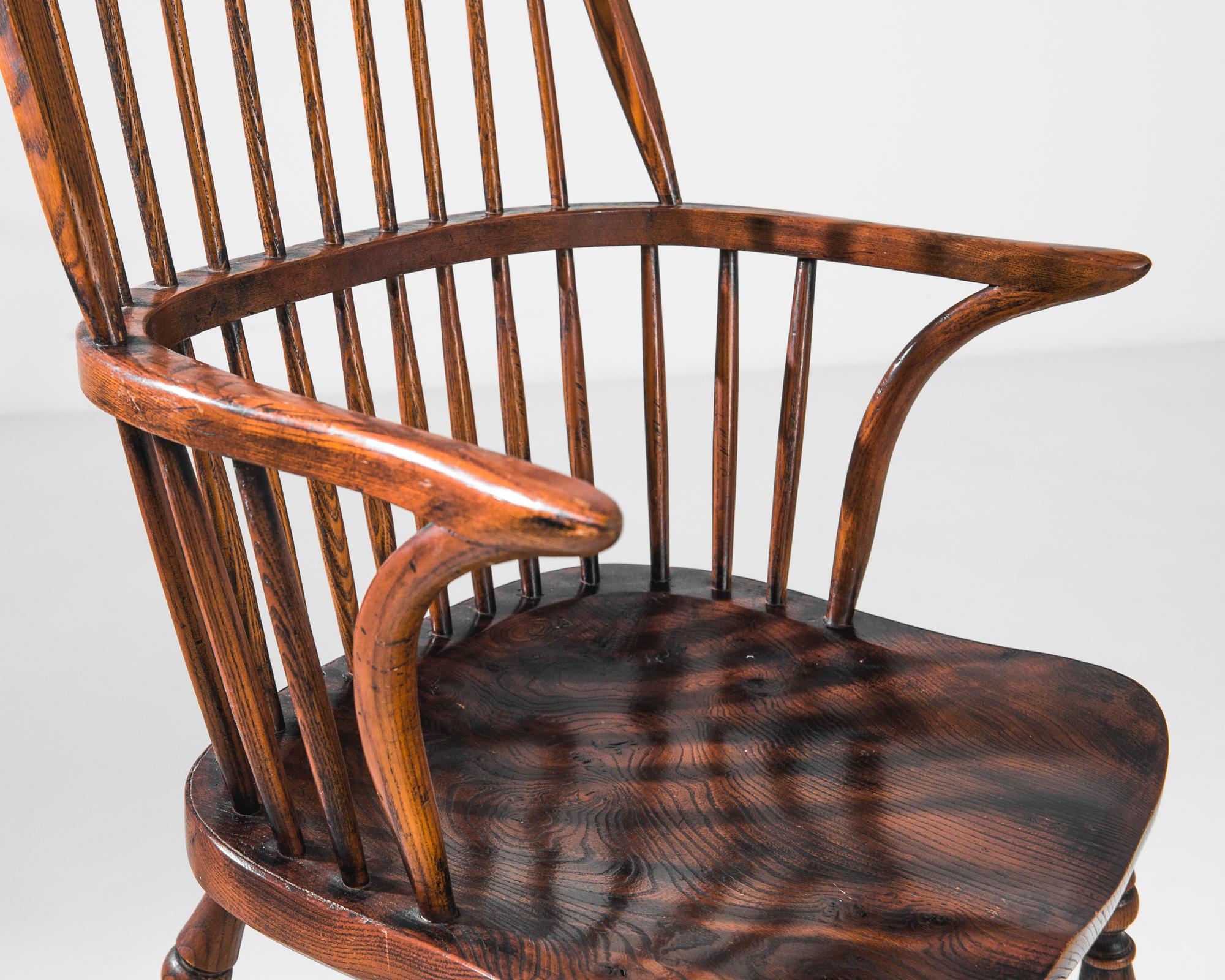 Country 1850s British Windsor Chair