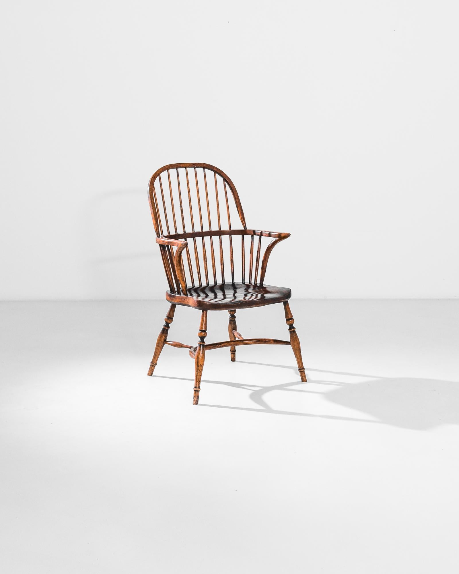 Ash 1850s British Windsor Chair