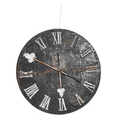 1850s Central European Metal Clock