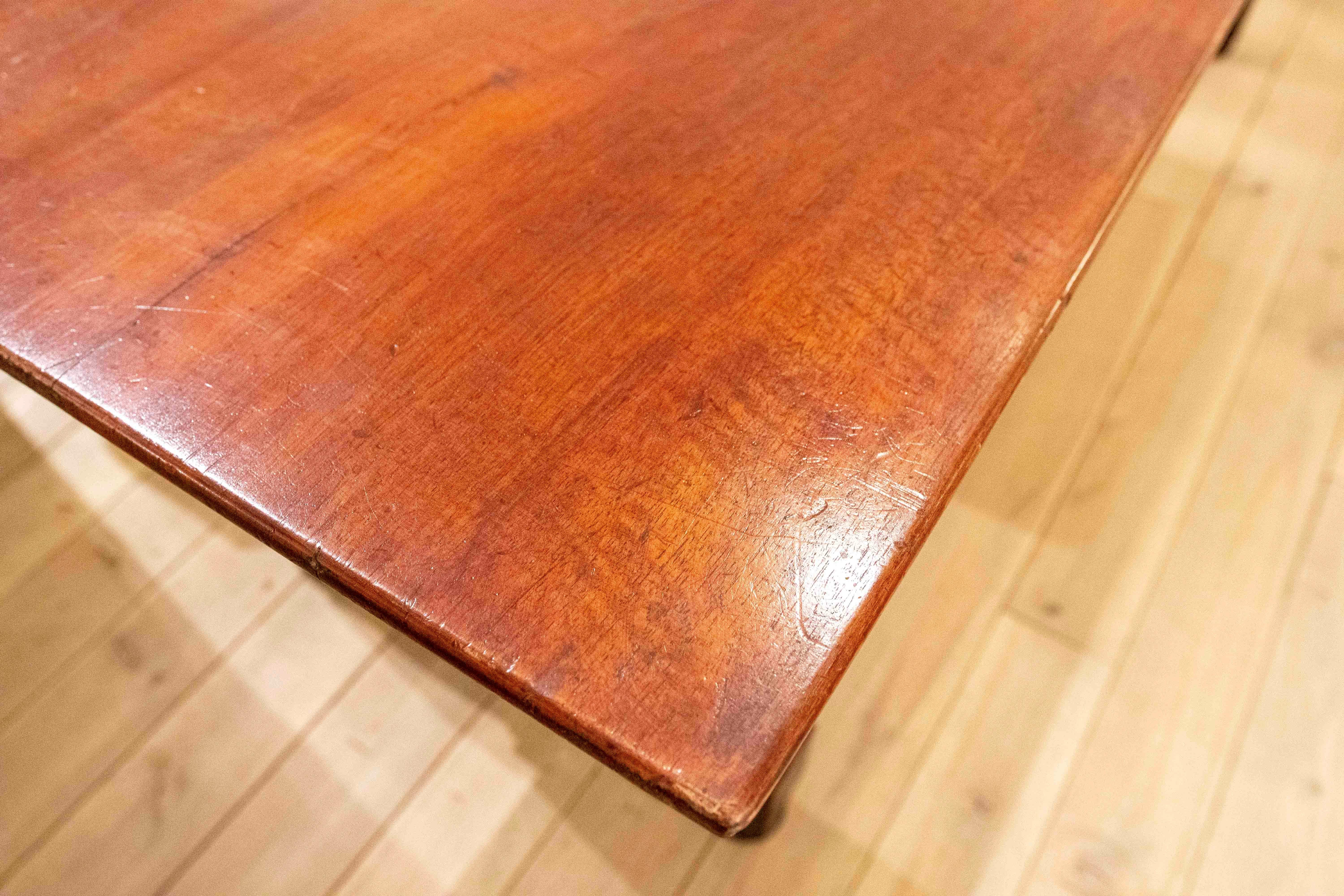 1850s Classic Style Rectangular Dining Table in Solid Wood For Sale 11
