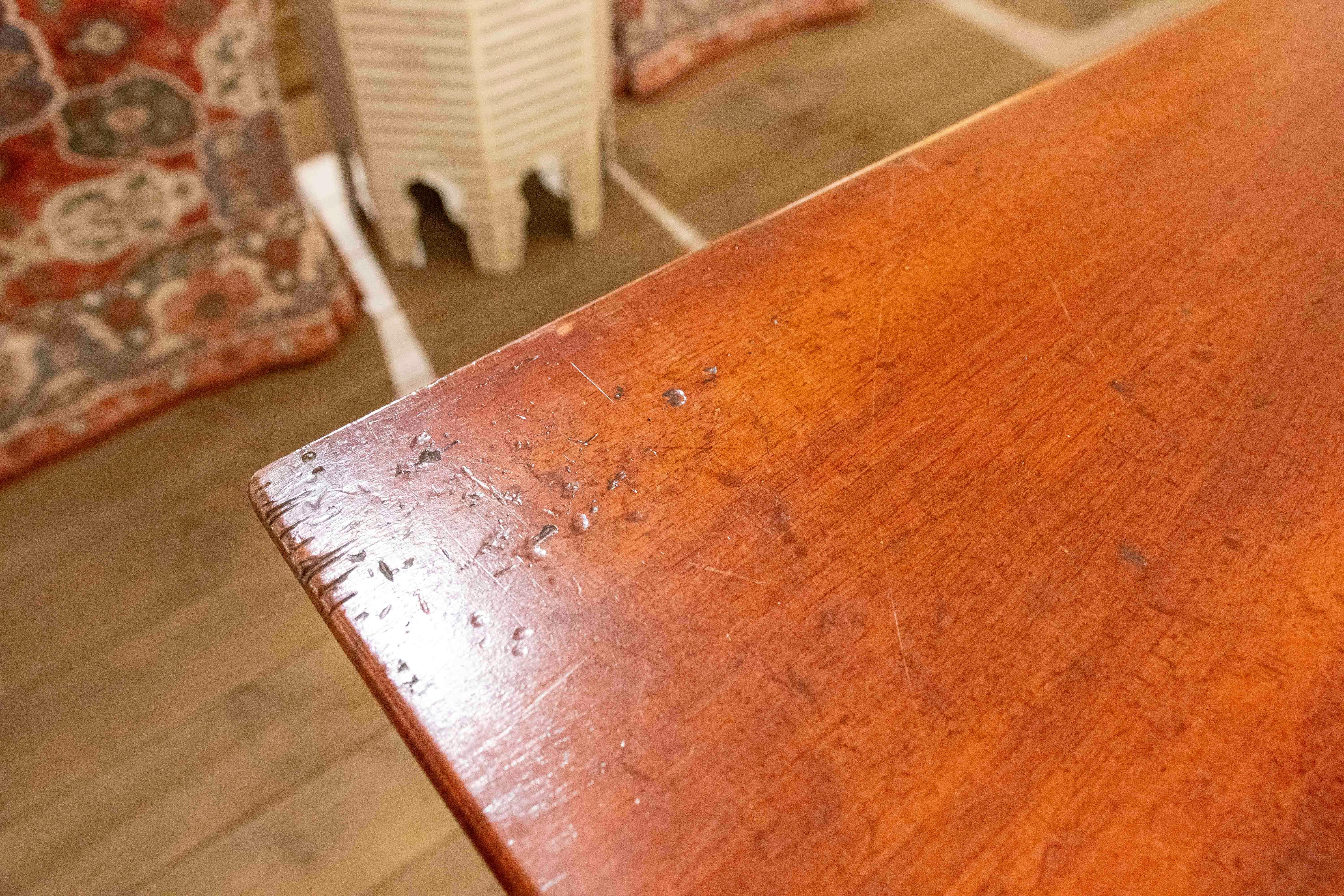 1850s Classic Style Rectangular Dining Table in Solid Wood For Sale 12