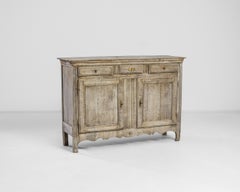 1850s French Bleached Oak Buffet