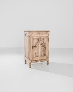 1850s French Bleached Oak Cabinet