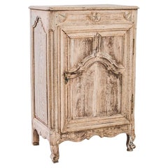 1850s French Bleached Oak Cabinet