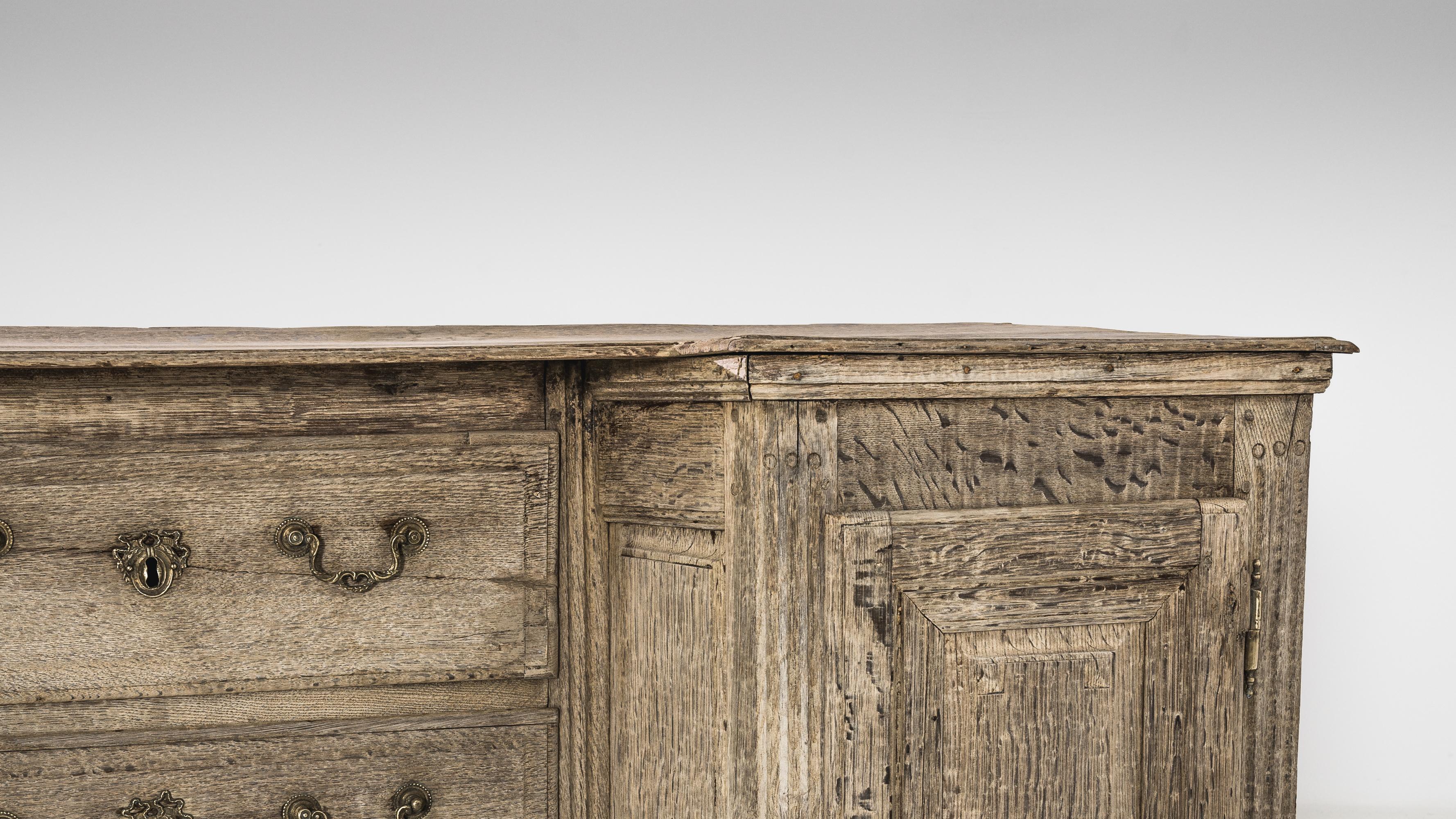 1850s French Bleached Oak Desk 6