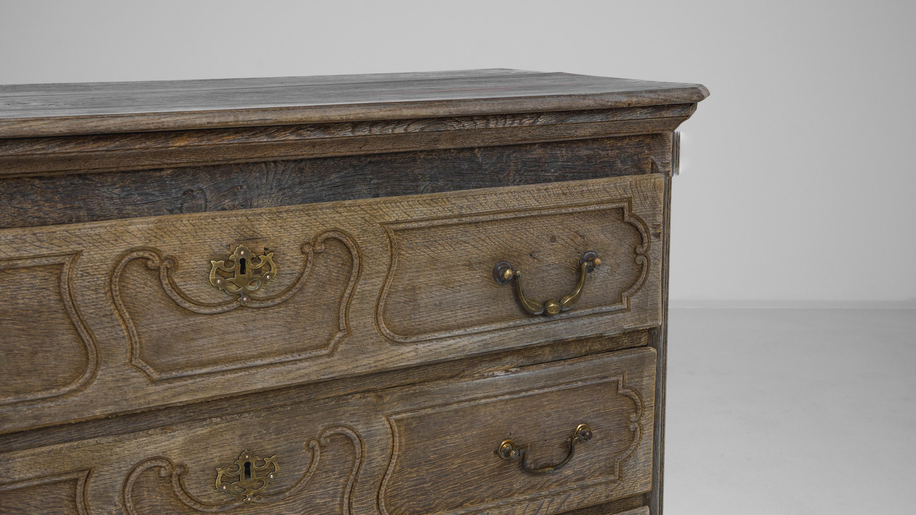 1850s French Oak Chest of Drawers 1