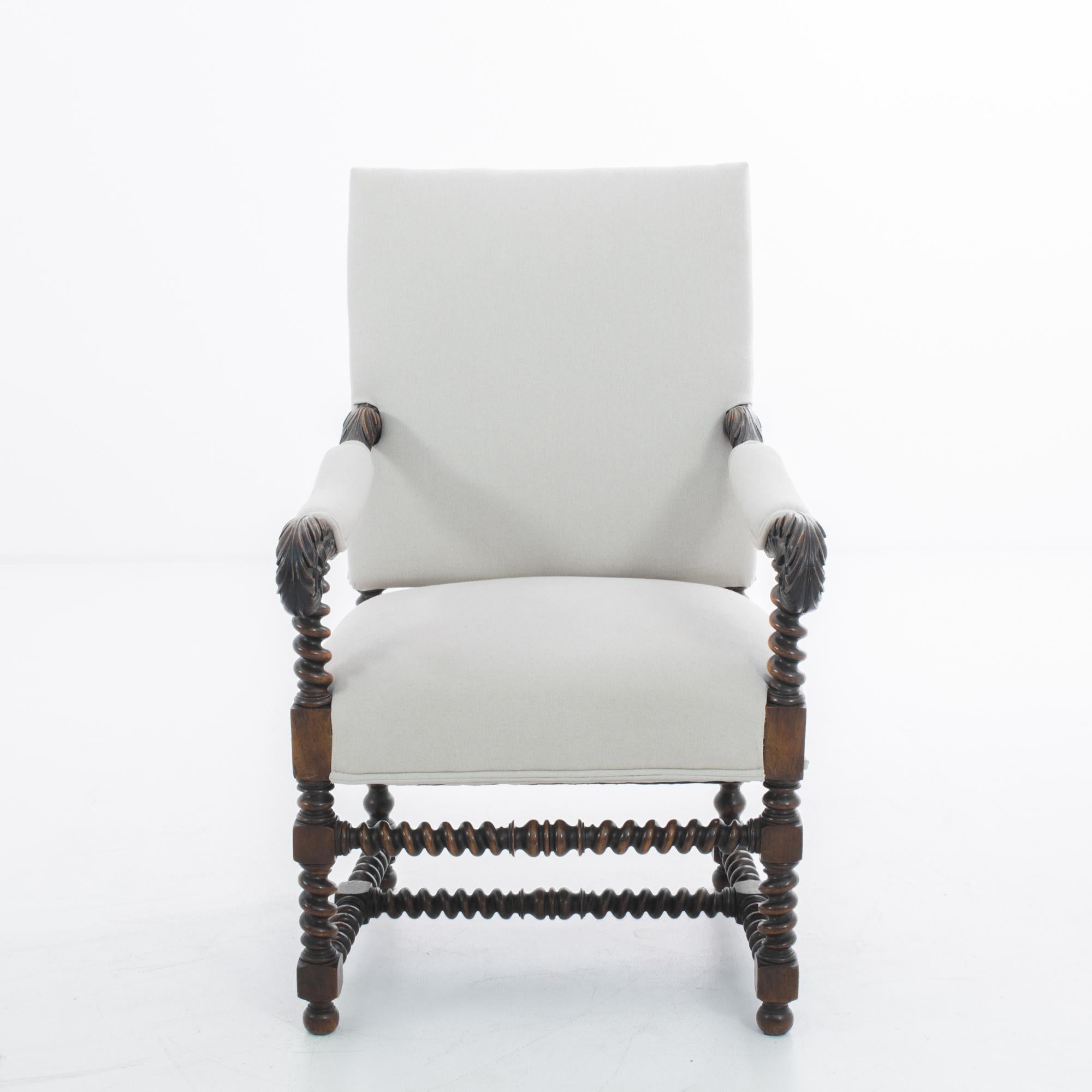 1850s French Provincial Hardwood Armchair 7