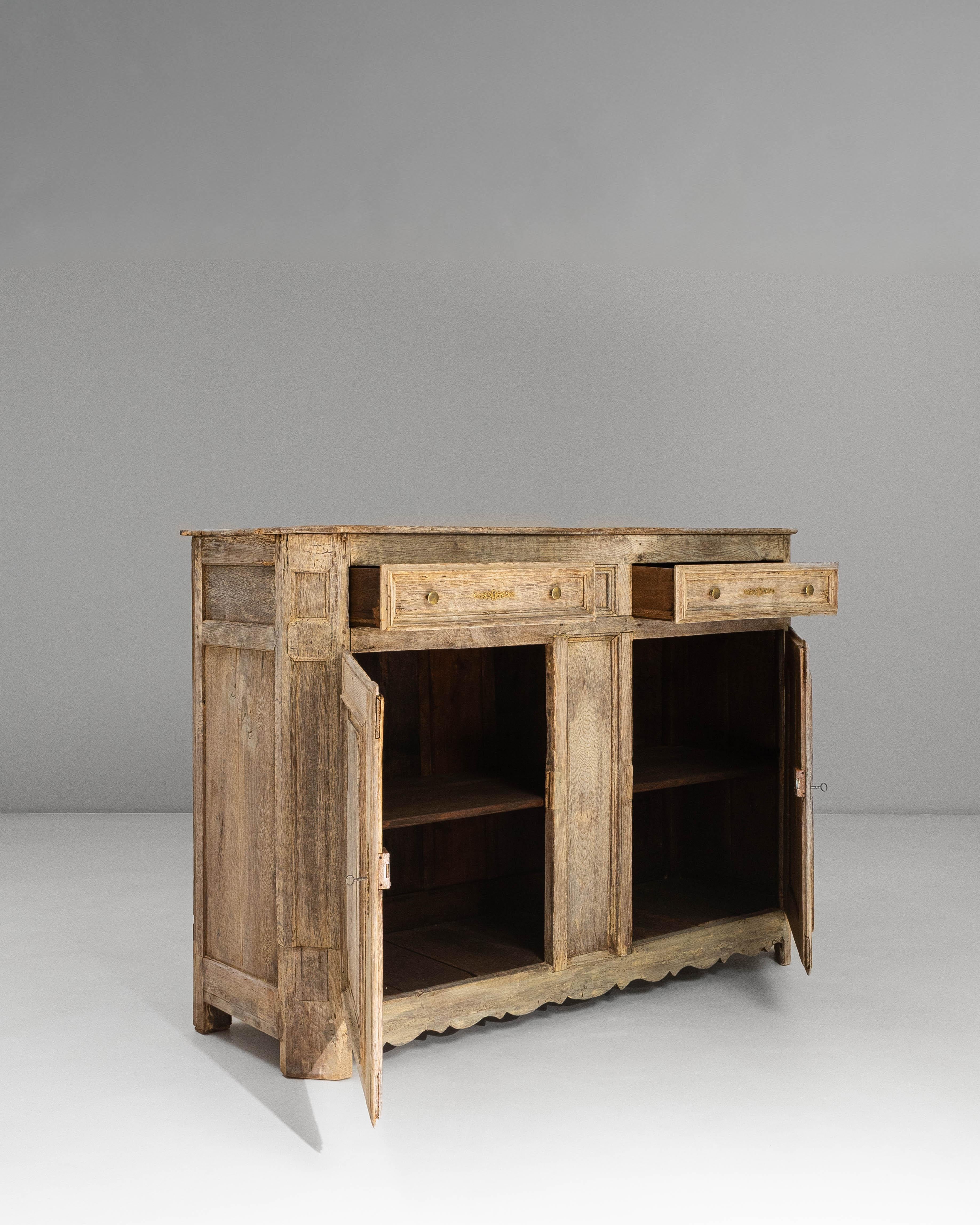 1850s French Provincial Oak Buffet in vendita 6