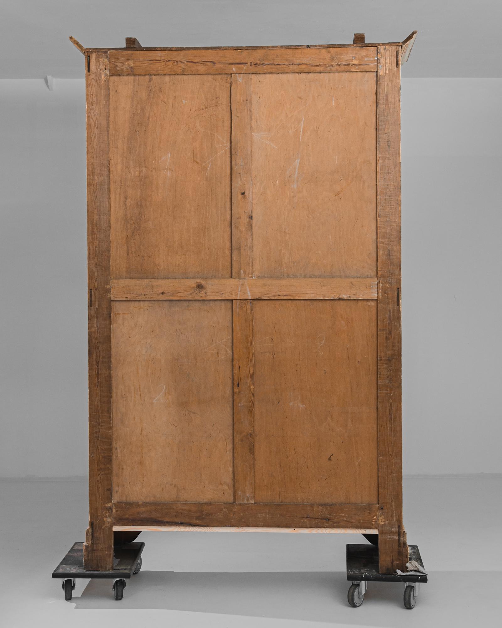 1850s French Wood Patinated Cabinet For Sale 1