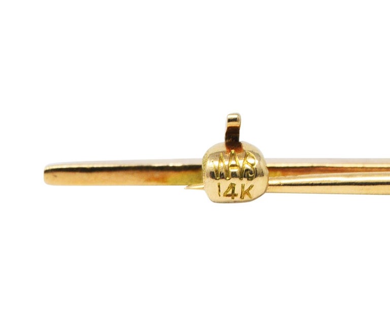 1850's Georgian Rose Cut Diamond Silver-Topped 14 Karat Gold Cross Charm Pendant For Sale 1