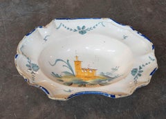 1850s Hand-painted  European Style Decorative Ceramic Plate