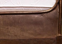 1850s Iron Daybed with New Mattress and Upholstery
