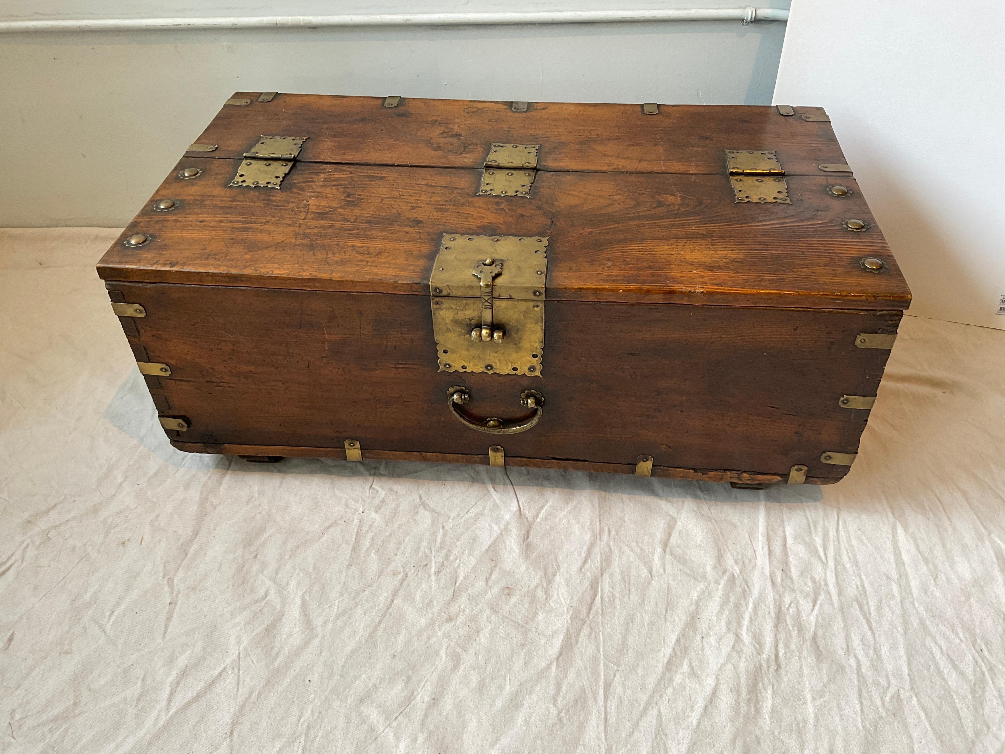 1850s Korean coin chest.