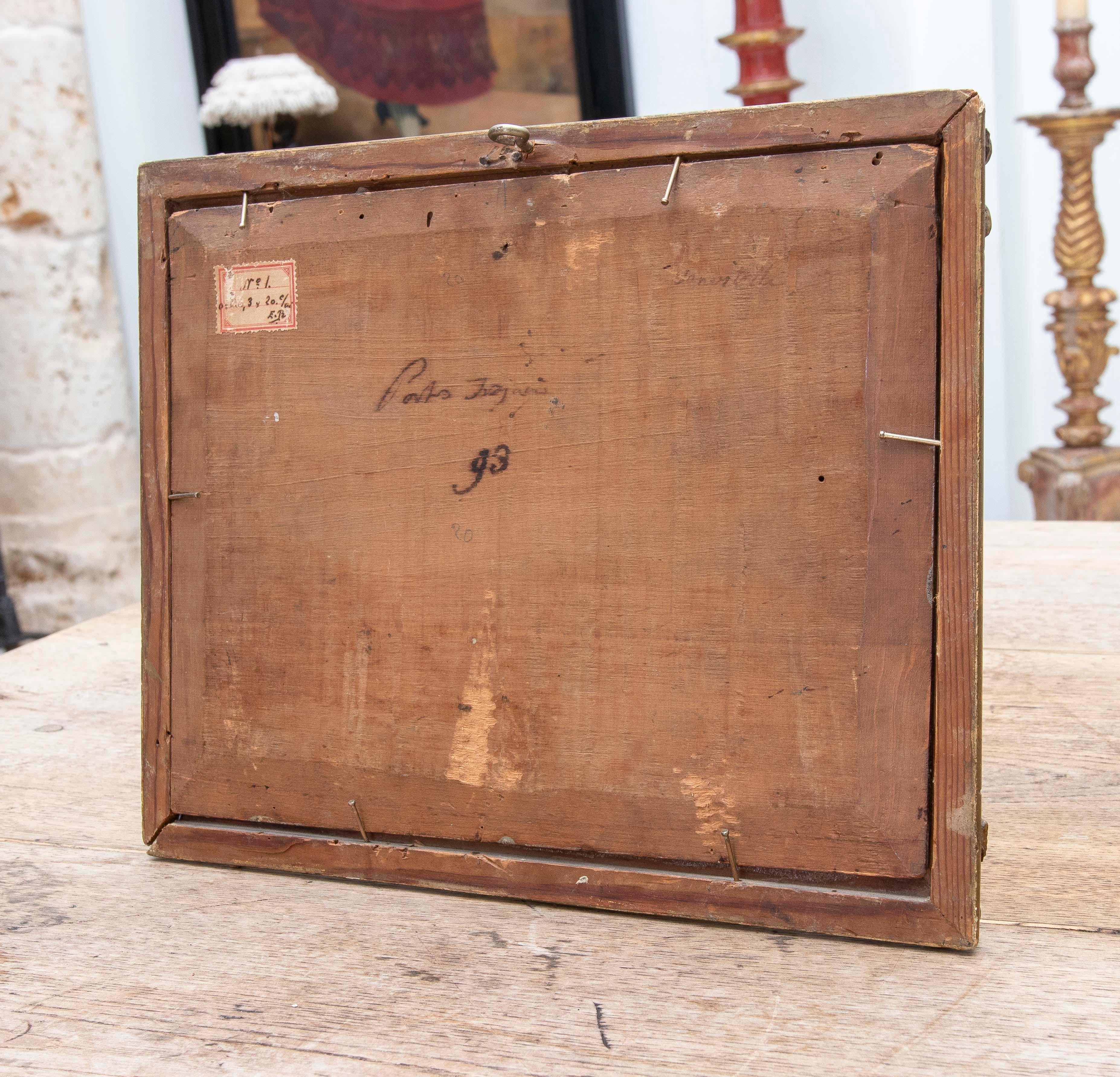 Década de 1850 Pintado sobre tabla Batalla naval , Firmado y enmarcado. Inglaterra. en venta 7