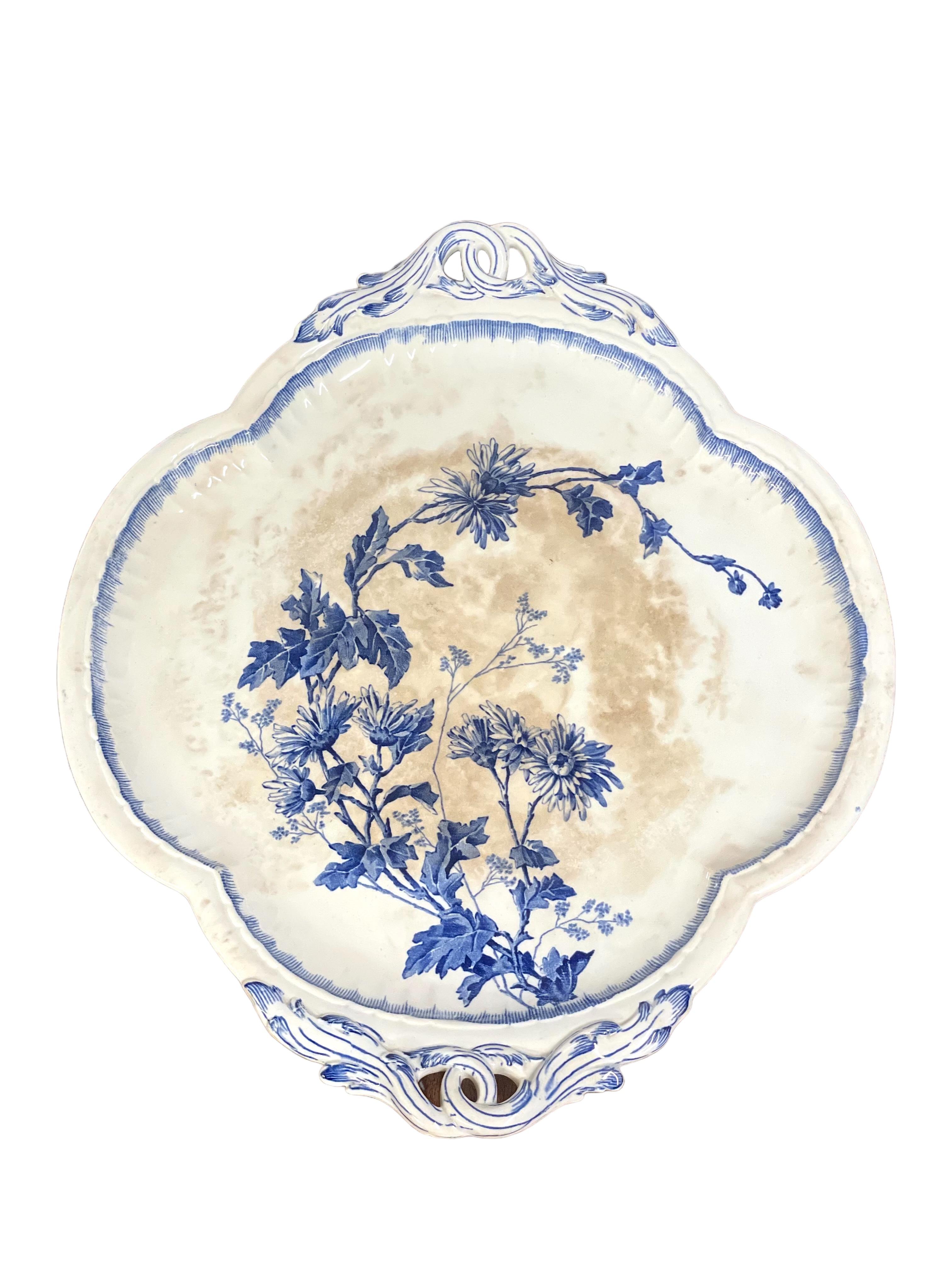 1850s Rare Faience Dinner Service 