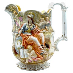 Brocca della Grande Esposizione del 1851 "Saggezza e Provvidenza" di Samuel Alcock