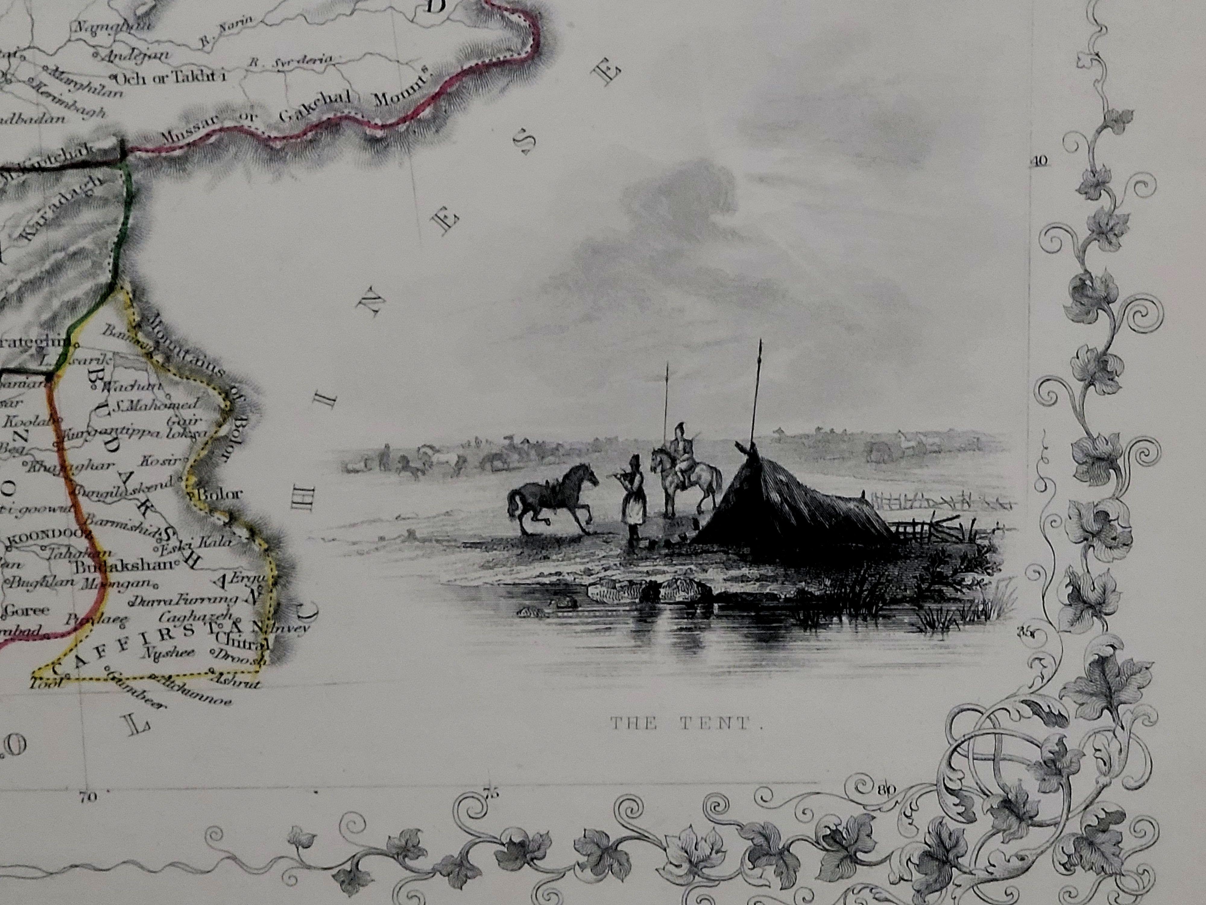 XIXe siècle 1851 Carte de la 