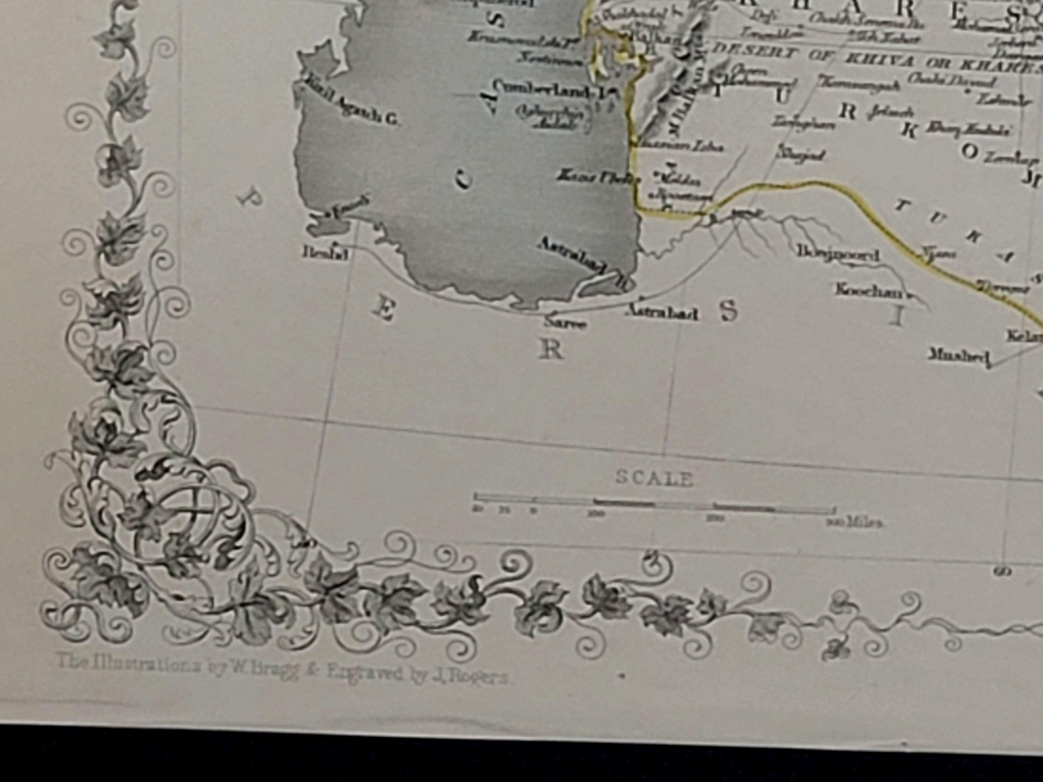 Map of „Independent Tartary“, Ric. aus dem Jahr 1851 R018 (Papier) im Angebot