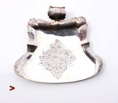 1852 Dutch Service Crumb Catcher Scoop solid Sterling Silver / 134 gr