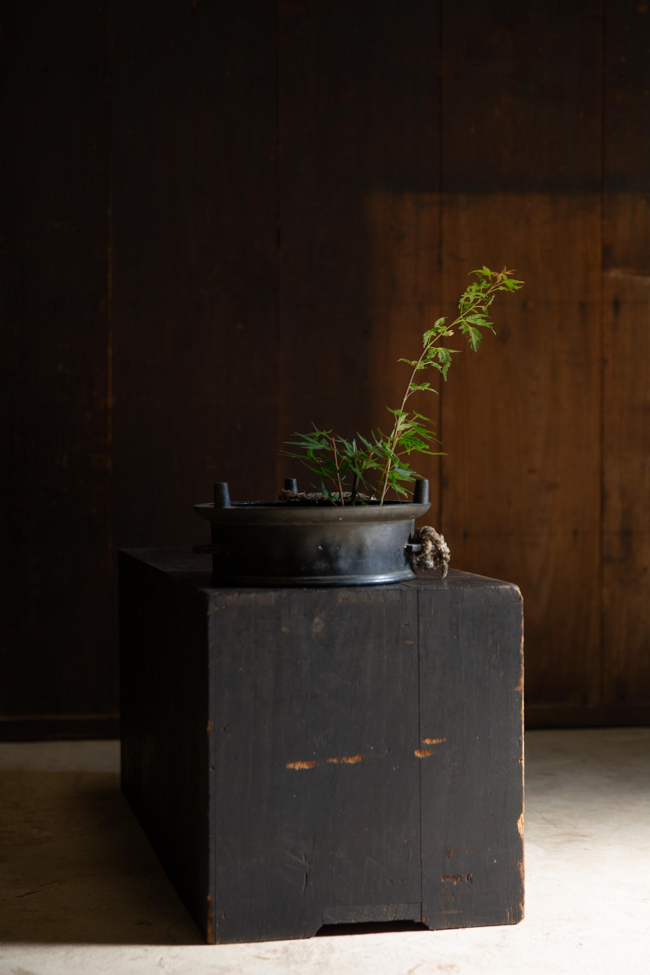 1852 Commode japonaise Edo antique wabi sabi Urushi mid Tansu Bon état - En vente à 常陸大宮市, JP