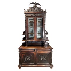 1852 Ornate Italian Vitrine