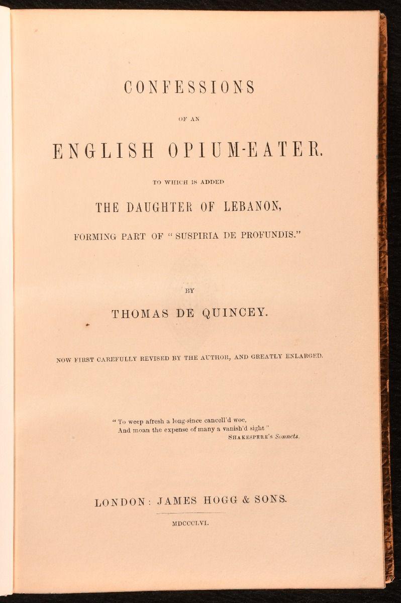 1853-1863 The Works of Thomas De Quincey en vente 7