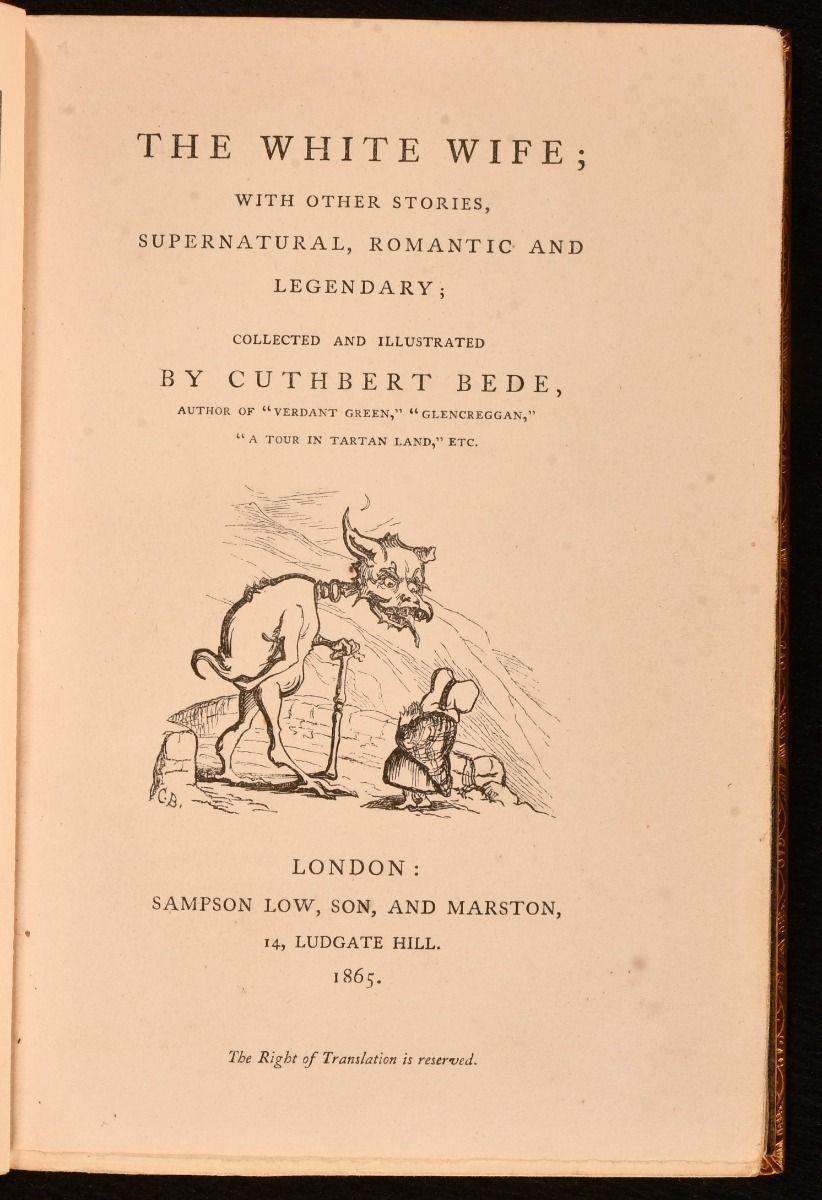 1853-86 The Collective Works of Cuthbert Bede (Les œuvres collectives de Cuthbert Bede) en vente 6