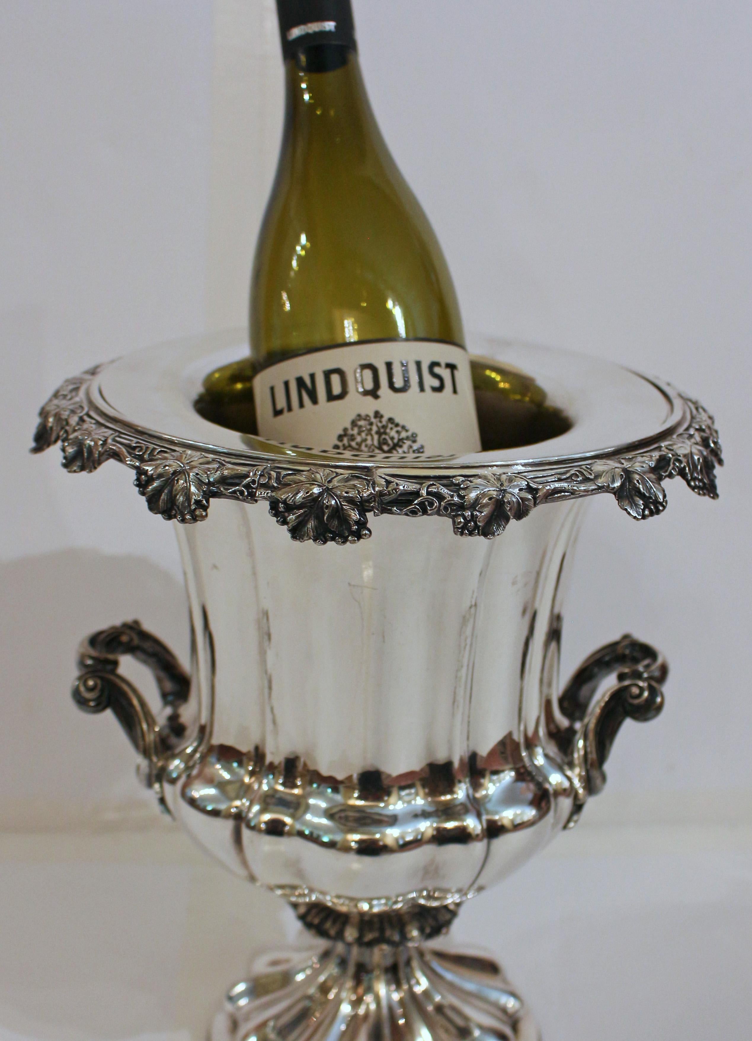 Silver 1853 Electroplated Elkington Wine Cooler