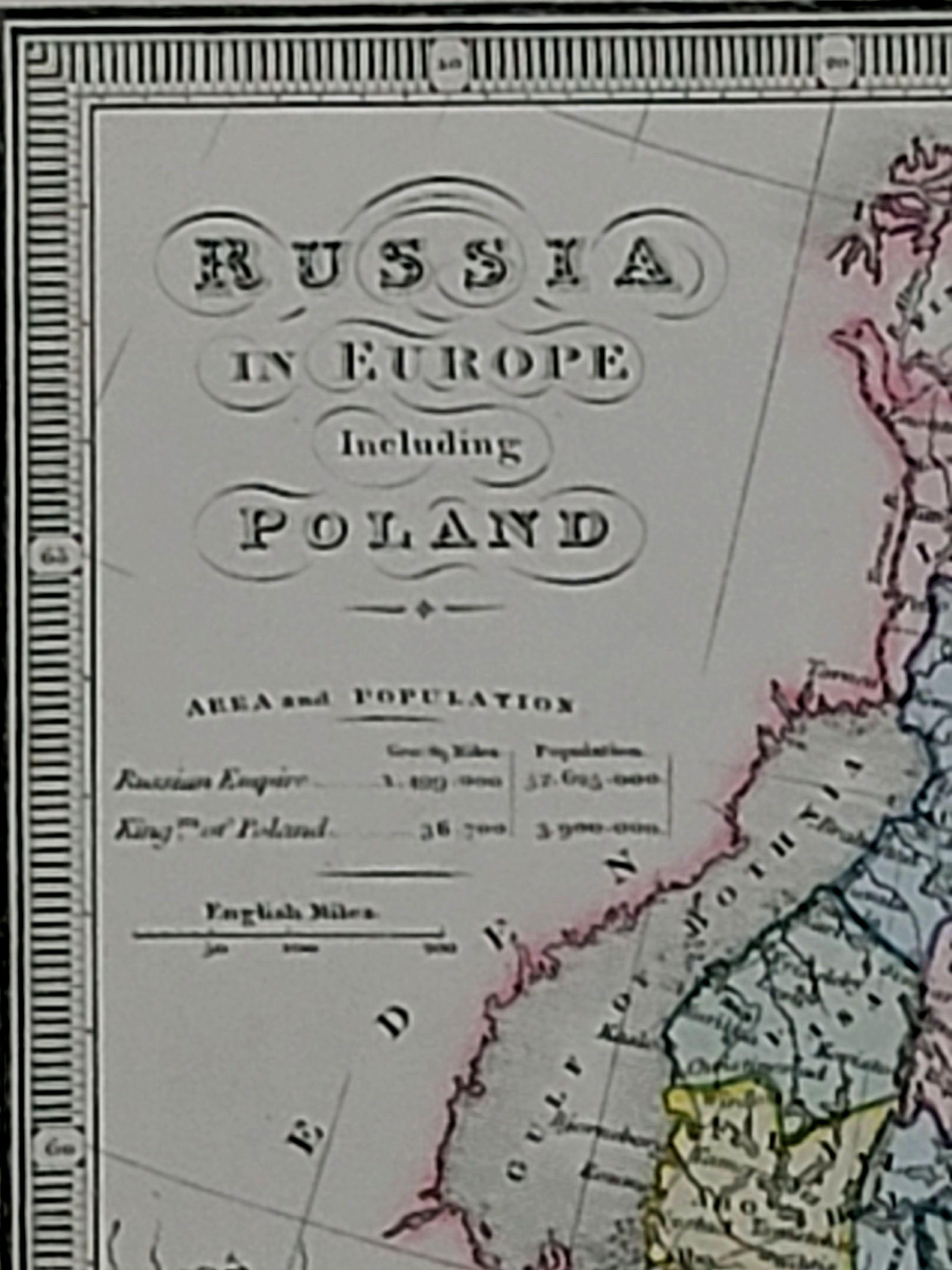 poland and russia map