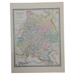 1853 Karte von „Russia in Europa, einschließlich Polen“ Ric.r016