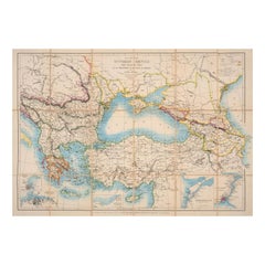 1853 Wyld Map of Turkey in Asia, the Balkans, and the Ottoman Empire (Carte de la Turquie en Asie, des Balkans et de l'Empire ottoman)