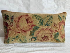1854 English Needlework 17" x 9" Pillow