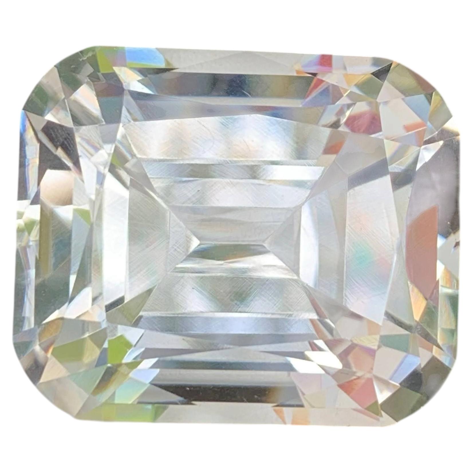 185.40 Carat Natural Loose Faceted Quartz Stone Cushion Cut Pakistani Gemstone